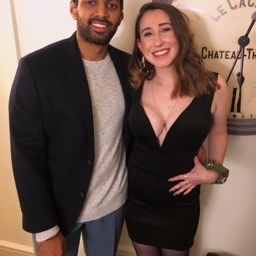 Plunging Little Black Dress